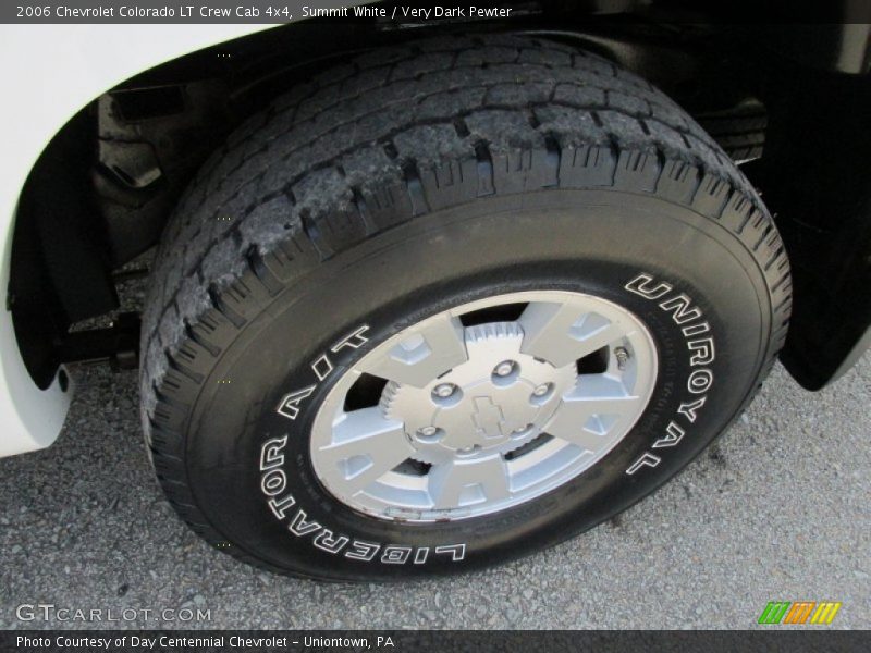 Summit White / Very Dark Pewter 2006 Chevrolet Colorado LT Crew Cab 4x4