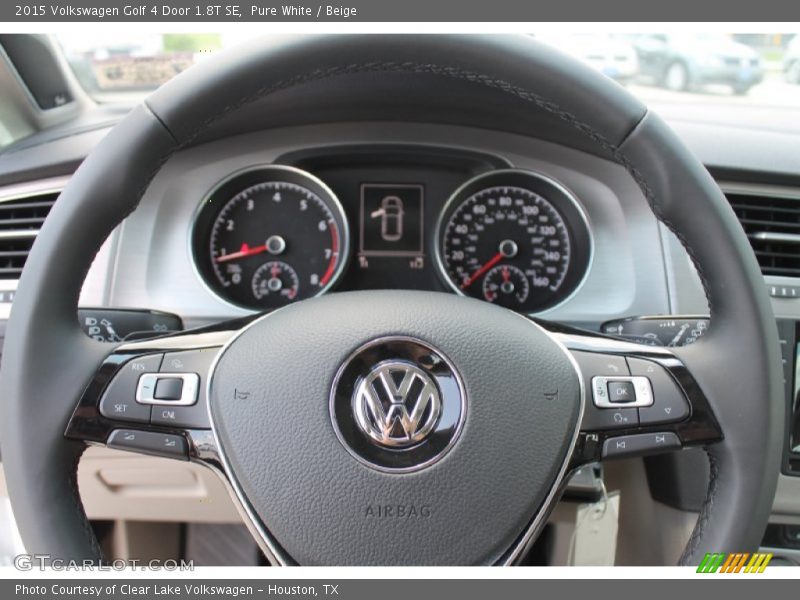  2015 Golf 4 Door 1.8T SE Steering Wheel