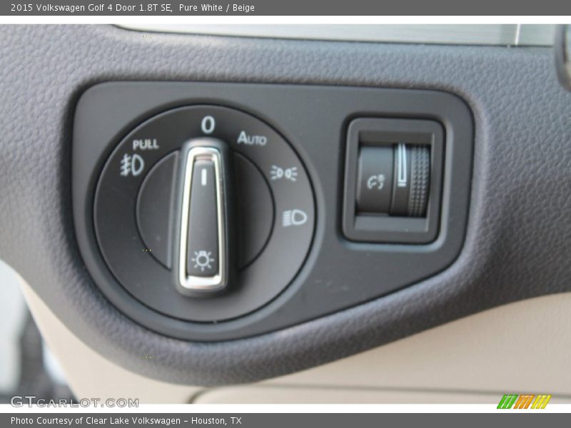 Controls of 2015 Golf 4 Door 1.8T SE