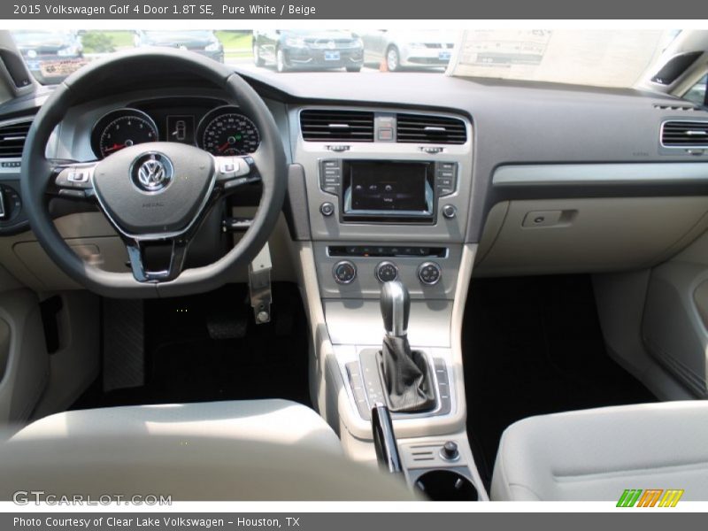 Dashboard of 2015 Golf 4 Door 1.8T SE