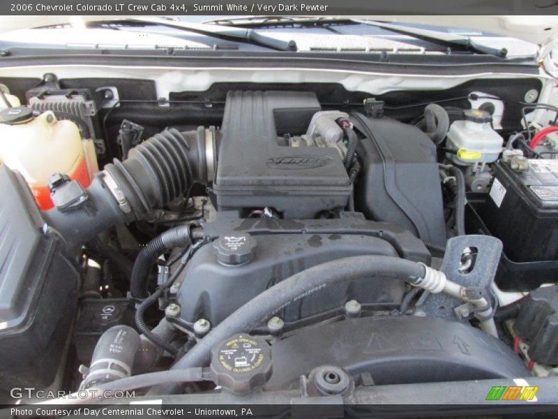 Summit White / Very Dark Pewter 2006 Chevrolet Colorado LT Crew Cab 4x4