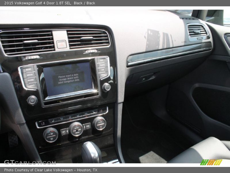 Black / Black 2015 Volkswagen Golf 4 Door 1.8T SEL