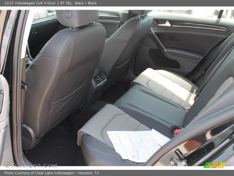 Black / Black 2015 Volkswagen Golf 4 Door 1.8T SEL