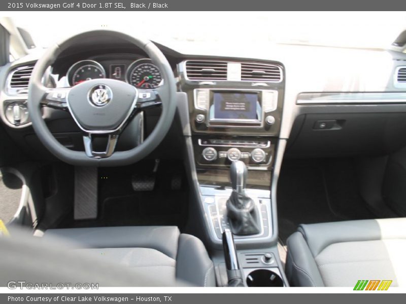 Black / Black 2015 Volkswagen Golf 4 Door 1.8T SEL