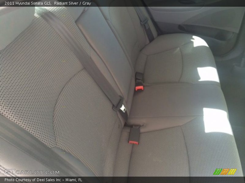 Radiant Silver / Gray 2011 Hyundai Sonata GLS