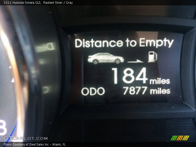 Radiant Silver / Gray 2011 Hyundai Sonata GLS