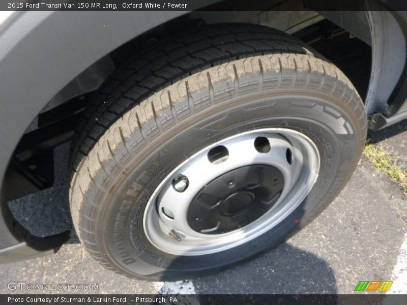 Oxford White / Pewter 2015 Ford Transit Van 150 MR Long