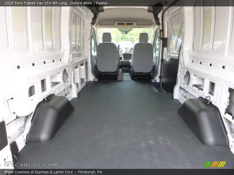 Oxford White / Pewter 2015 Ford Transit Van 150 MR Long