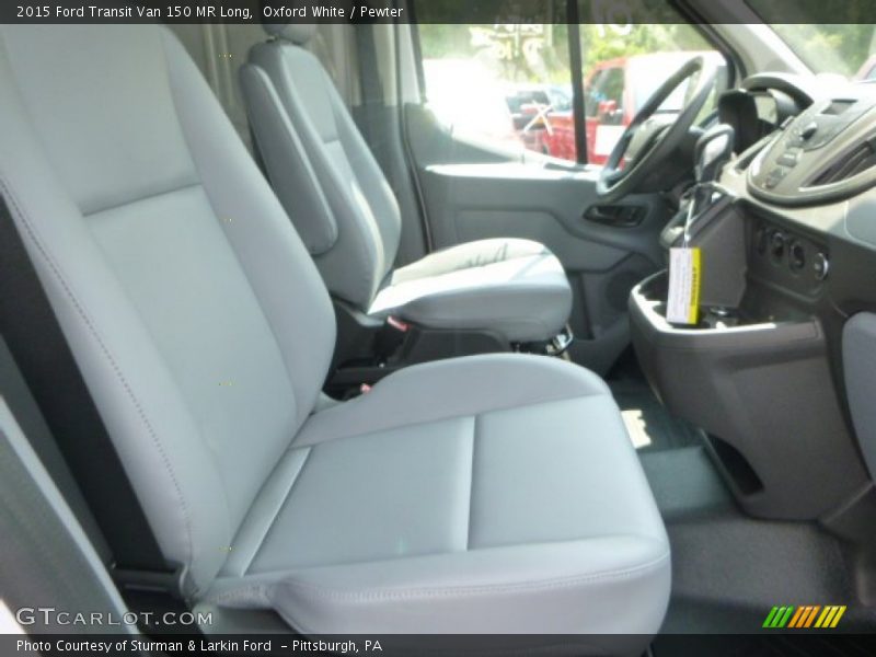 Oxford White / Pewter 2015 Ford Transit Van 150 MR Long