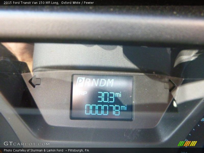 Oxford White / Pewter 2015 Ford Transit Van 150 MR Long