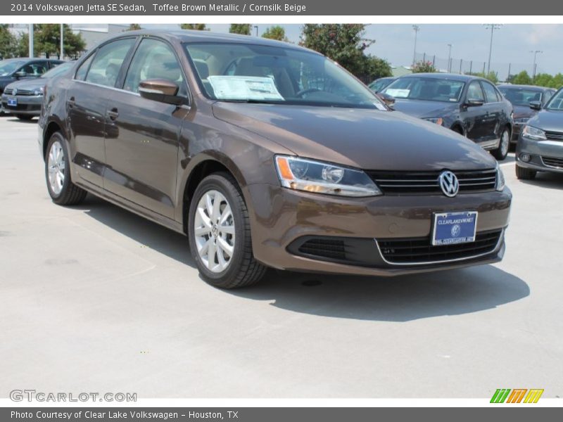 Toffee Brown Metallic / Cornsilk Beige 2014 Volkswagen Jetta SE Sedan