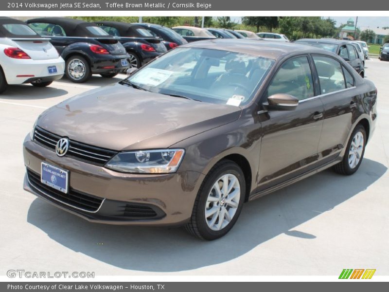 Toffee Brown Metallic / Cornsilk Beige 2014 Volkswagen Jetta SE Sedan