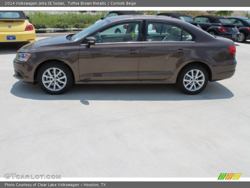 Toffee Brown Metallic / Cornsilk Beige 2014 Volkswagen Jetta SE Sedan