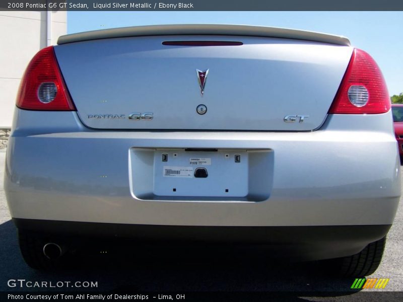 Liquid Silver Metallic / Ebony Black 2008 Pontiac G6 GT Sedan