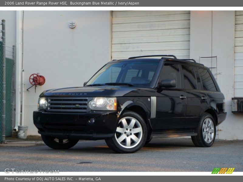 Buckingham Blue Metallic / Ivory/Aspen 2006 Land Rover Range Rover HSE