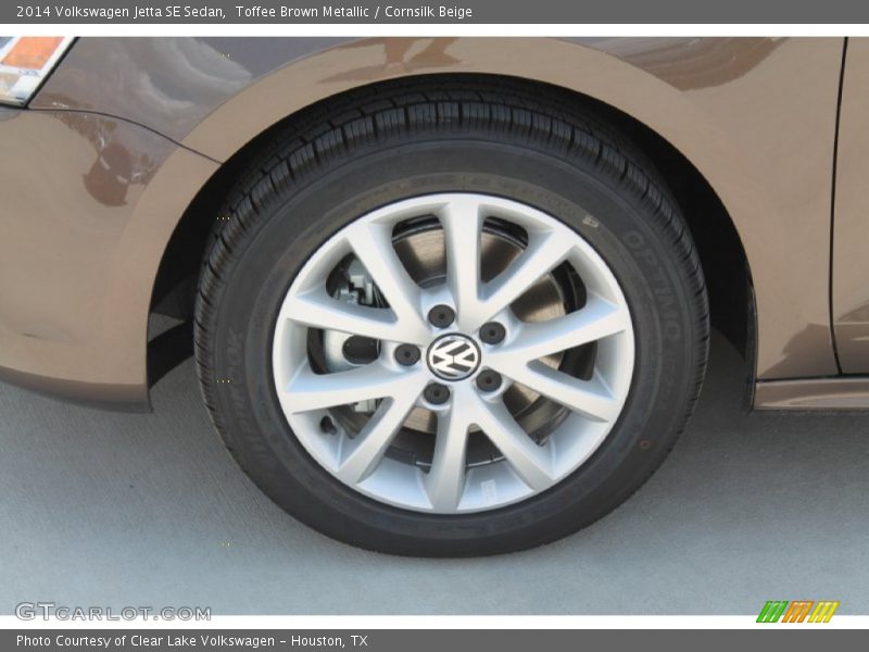 Toffee Brown Metallic / Cornsilk Beige 2014 Volkswagen Jetta SE Sedan