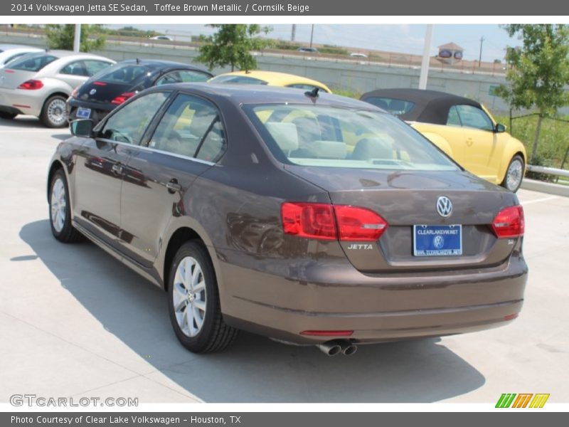 Toffee Brown Metallic / Cornsilk Beige 2014 Volkswagen Jetta SE Sedan