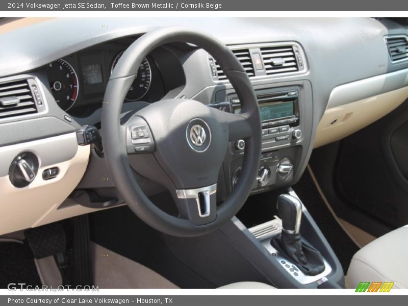 Toffee Brown Metallic / Cornsilk Beige 2014 Volkswagen Jetta SE Sedan