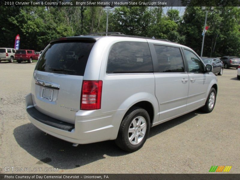 Bright Silver Metallic / Medium Slate Gray/Light Shale 2010 Chrysler Town & Country Touring