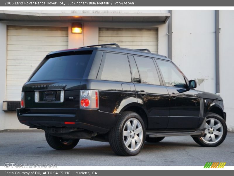 Buckingham Blue Metallic / Ivory/Aspen 2006 Land Rover Range Rover HSE