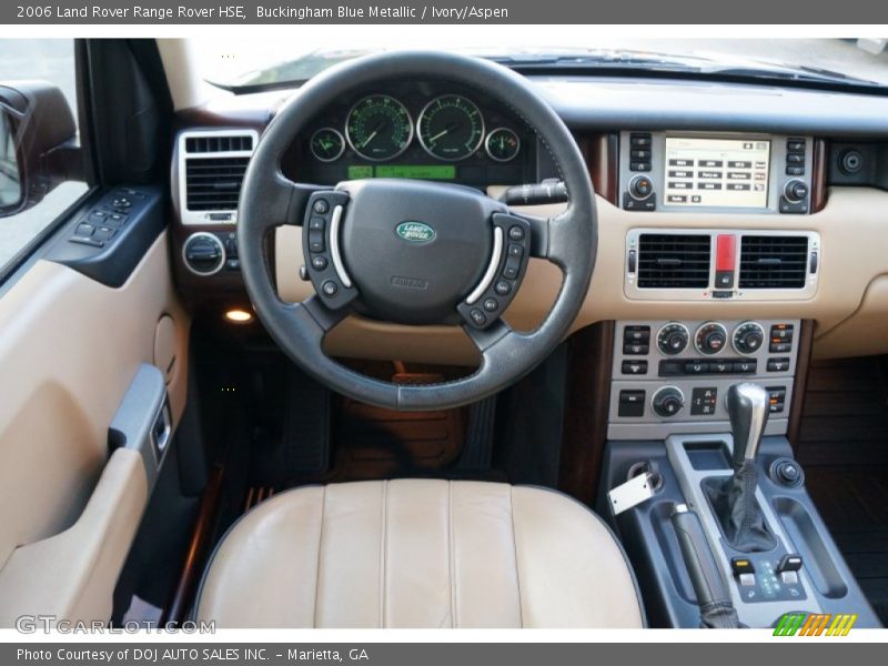 Buckingham Blue Metallic / Ivory/Aspen 2006 Land Rover Range Rover HSE