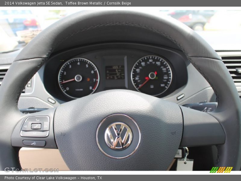 Toffee Brown Metallic / Cornsilk Beige 2014 Volkswagen Jetta SE Sedan