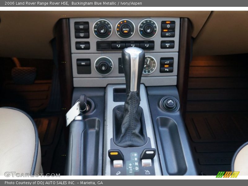 Buckingham Blue Metallic / Ivory/Aspen 2006 Land Rover Range Rover HSE