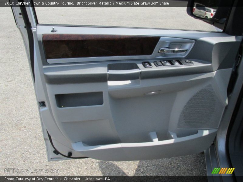 Bright Silver Metallic / Medium Slate Gray/Light Shale 2010 Chrysler Town & Country Touring