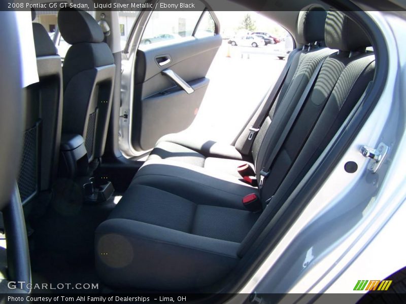 Liquid Silver Metallic / Ebony Black 2008 Pontiac G6 GT Sedan