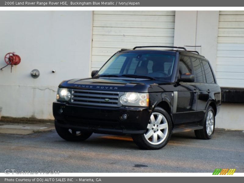 Buckingham Blue Metallic / Ivory/Aspen 2006 Land Rover Range Rover HSE