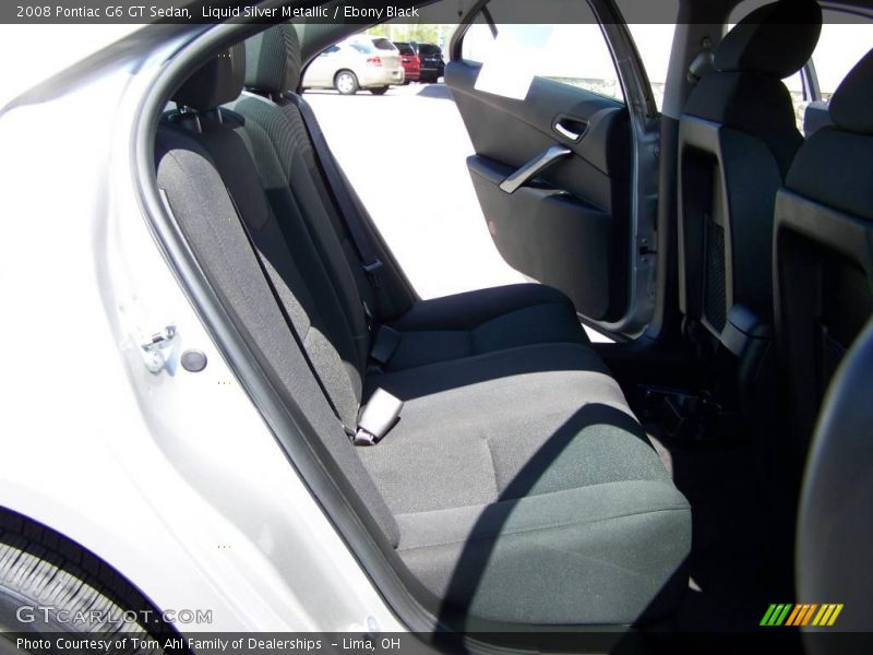 Liquid Silver Metallic / Ebony Black 2008 Pontiac G6 GT Sedan