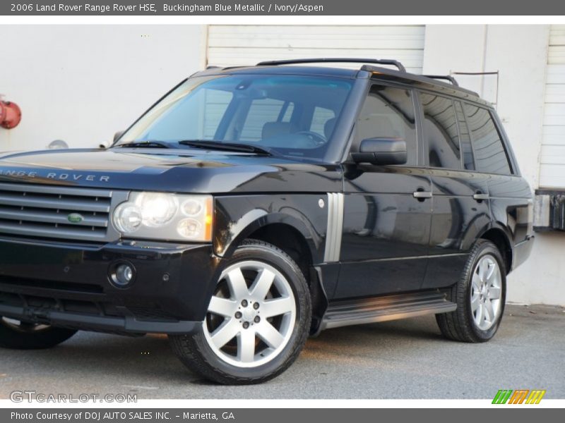 Buckingham Blue Metallic / Ivory/Aspen 2006 Land Rover Range Rover HSE