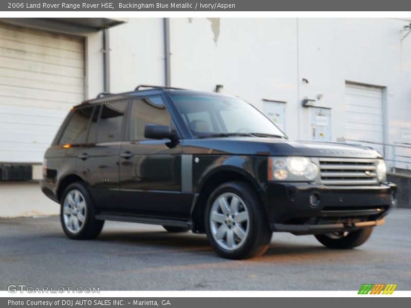 Buckingham Blue Metallic / Ivory/Aspen 2006 Land Rover Range Rover HSE