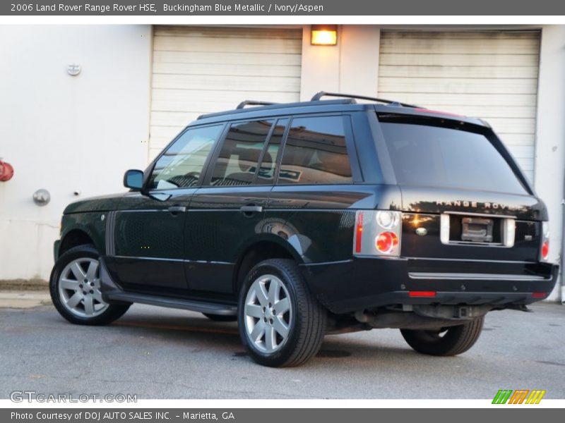 Buckingham Blue Metallic / Ivory/Aspen 2006 Land Rover Range Rover HSE