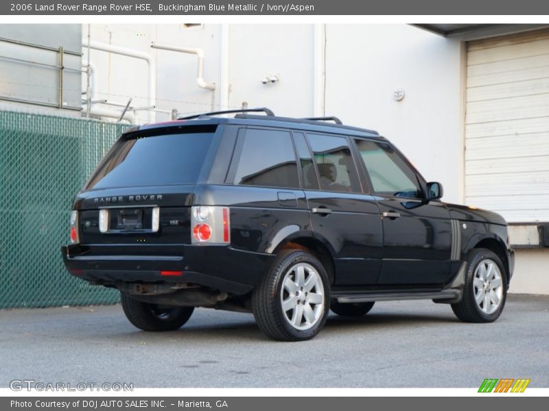 Buckingham Blue Metallic / Ivory/Aspen 2006 Land Rover Range Rover HSE