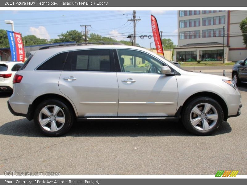 Palladium Metallic / Ebony 2011 Acura MDX Technology