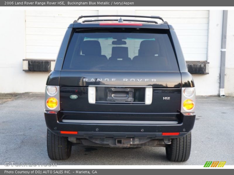 Buckingham Blue Metallic / Ivory/Aspen 2006 Land Rover Range Rover HSE