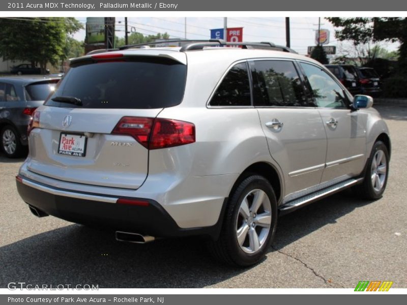 Palladium Metallic / Ebony 2011 Acura MDX Technology