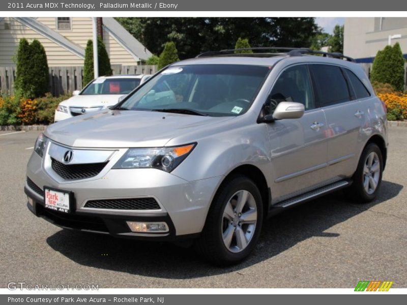 Palladium Metallic / Ebony 2011 Acura MDX Technology