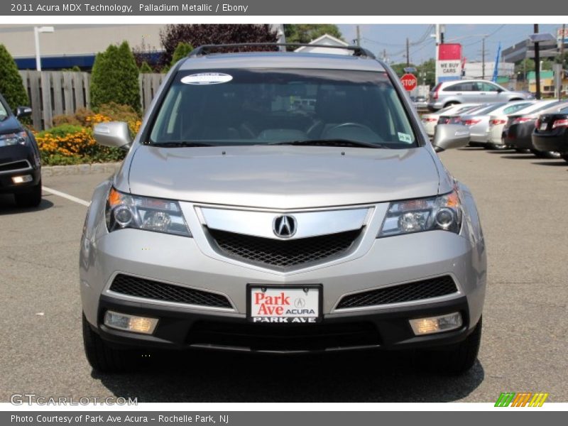 Palladium Metallic / Ebony 2011 Acura MDX Technology