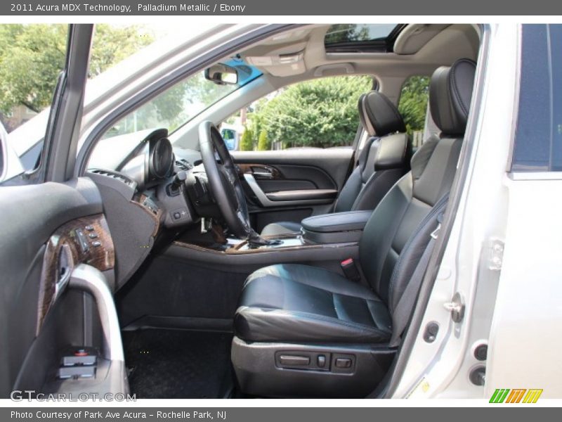 Palladium Metallic / Ebony 2011 Acura MDX Technology