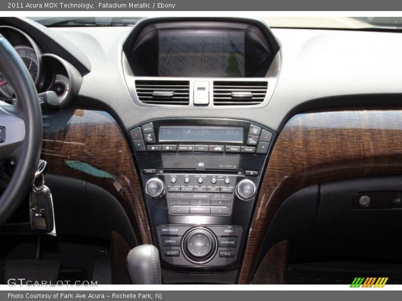 Palladium Metallic / Ebony 2011 Acura MDX Technology