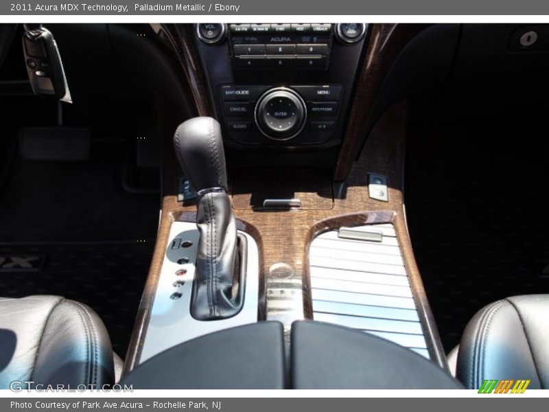 Palladium Metallic / Ebony 2011 Acura MDX Technology