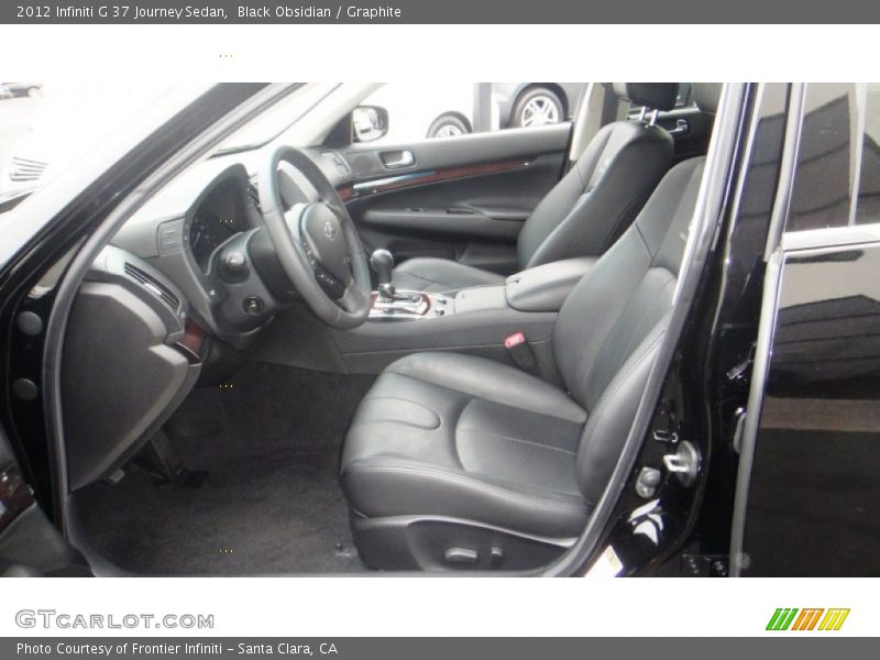 Black Obsidian / Graphite 2012 Infiniti G 37 Journey Sedan