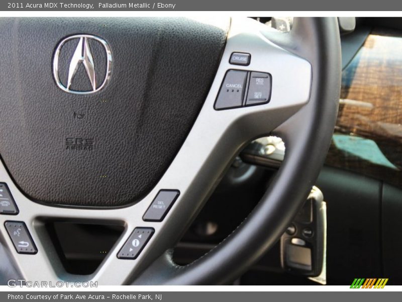 Palladium Metallic / Ebony 2011 Acura MDX Technology