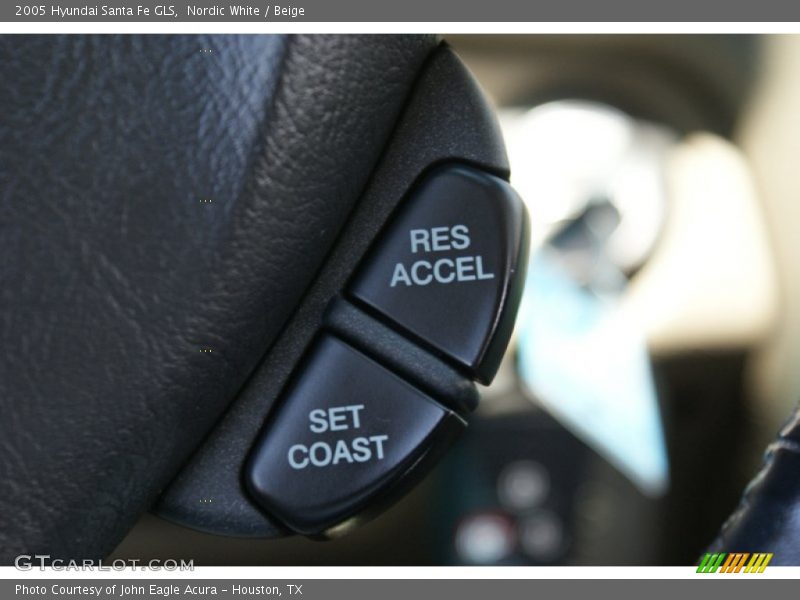 Nordic White / Beige 2005 Hyundai Santa Fe GLS