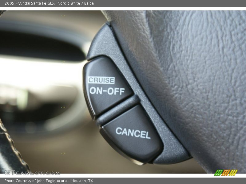 Nordic White / Beige 2005 Hyundai Santa Fe GLS