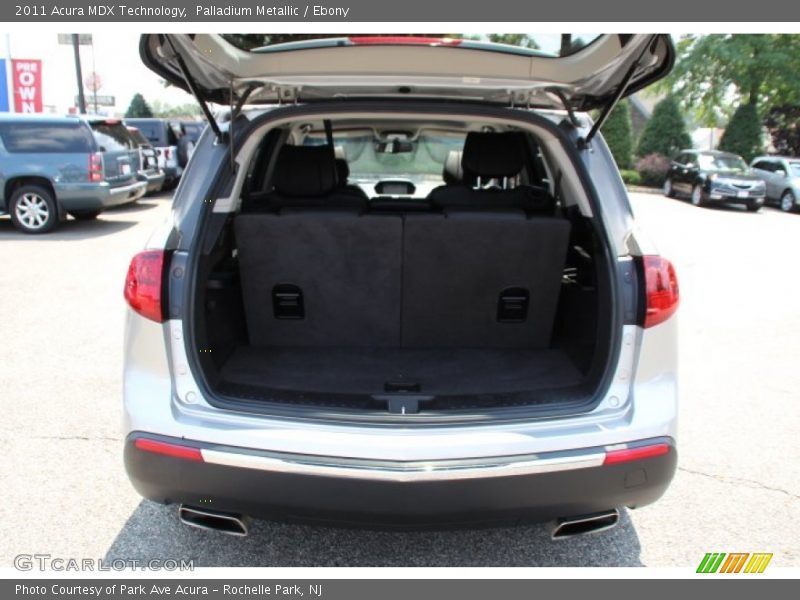 Palladium Metallic / Ebony 2011 Acura MDX Technology