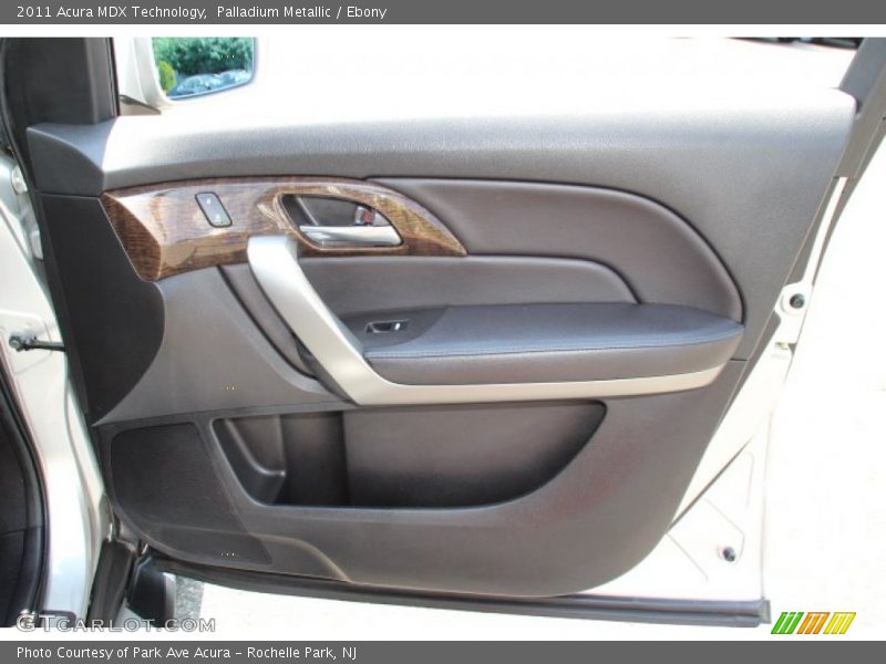 Palladium Metallic / Ebony 2011 Acura MDX Technology