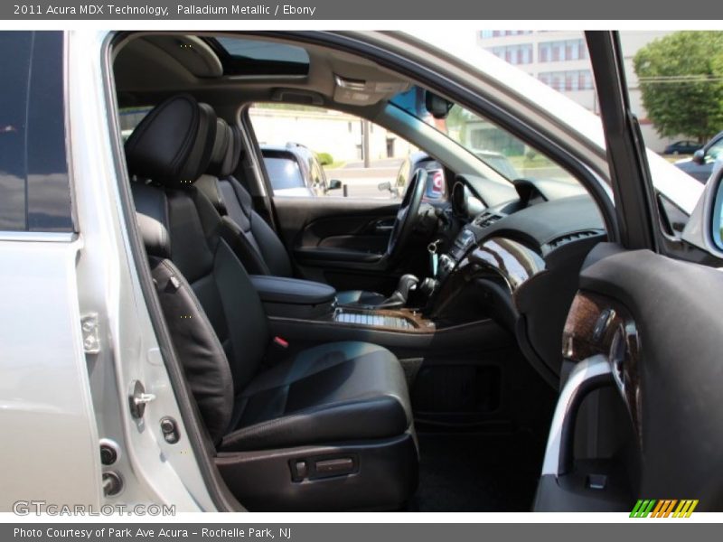 Palladium Metallic / Ebony 2011 Acura MDX Technology